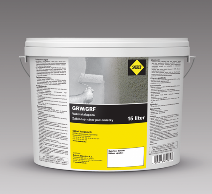 Sakret GRW vakolat alapozó 15 l